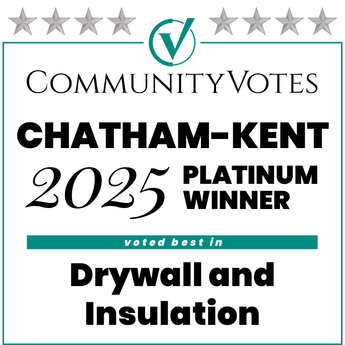 Chatham-Kent 2025 Platinum Winner - Drywall and Installation